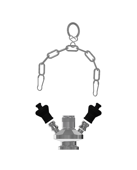 VALVE BODY M4 TYPE C ½" MINI TRI-CLAMP