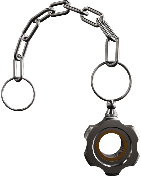 KEY RING F/VALVE HEAD M4 TYPE K