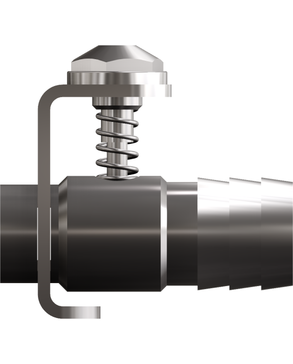 QUICK COUPLING M4 F/ O.D. 13,5/I.D. 5 mm