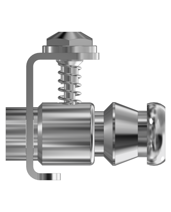 QUICK COUPLING M4 WITH W9 MALE HOSE PIECE
