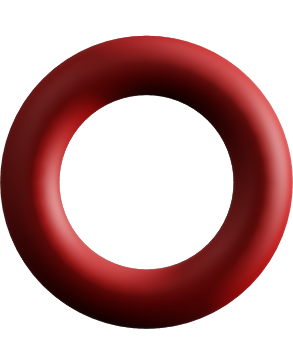 10 PACK O-RING SILICONE 5.3 X 2.4