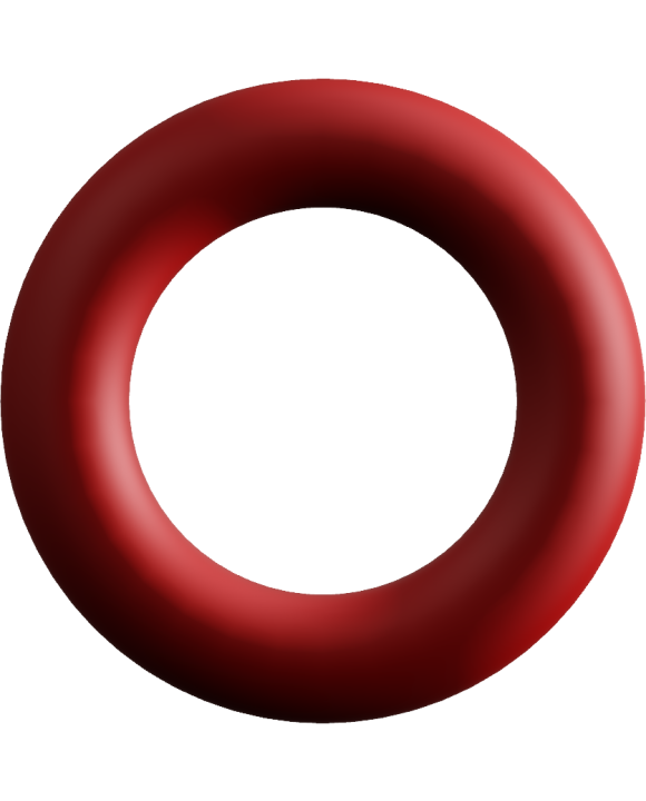 10 PACK O-RING SILICONE 7.3 X 2.4