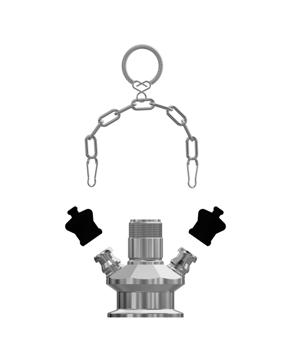 VALVE BODY W9 1" CLAMP