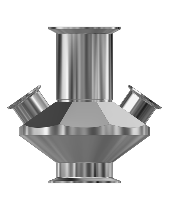 VALVE BODY W25 TYPE C 3" ASME/DIN 1½" CLAMP