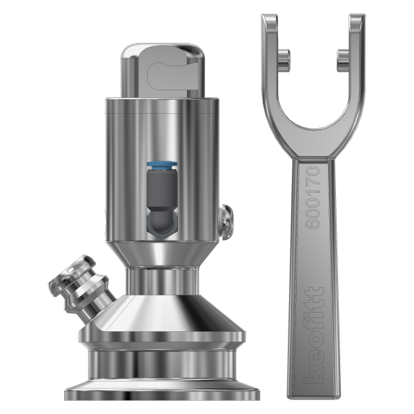 BASIX VALVE TYPE C 1" DIN/N PTFE Image 