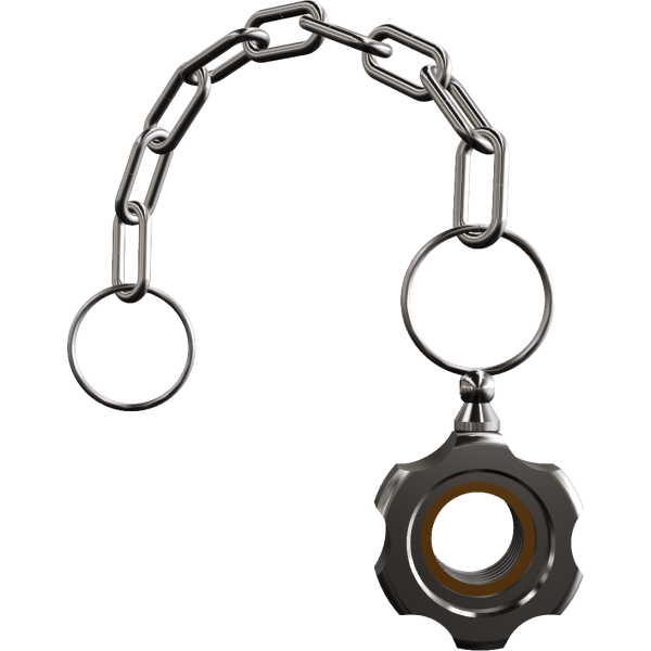 KEY RING F/VALVE HEAD M4 TYPE K Image 