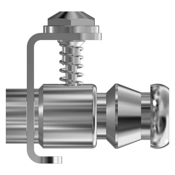 QUICK COUPLING M4 WITH W9 MALE HOSE PIECE Image 
