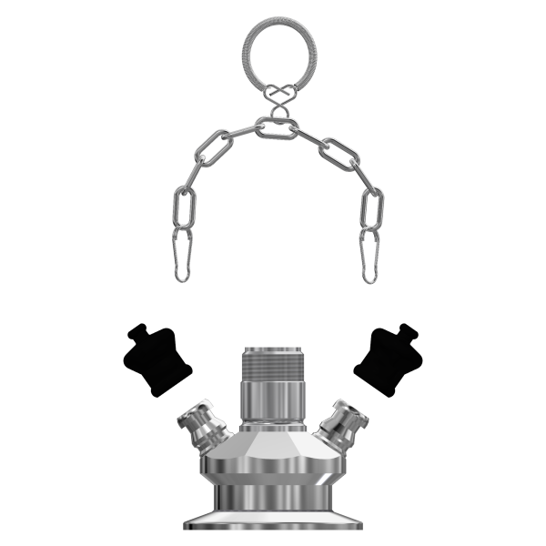 VALVE BODY W9 2" CLAMP Image 