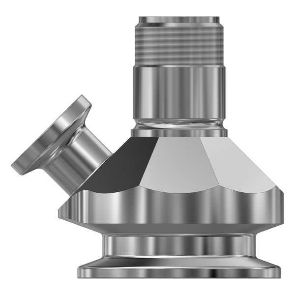 VALVE BODY W9 C1" DIN MINITRI-CLAMP OUT Image 