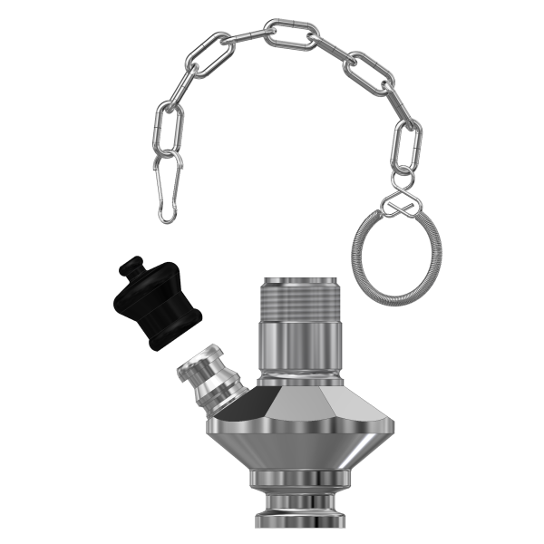VALVE BODY W9 TYPE C 3/4" MINI TRI-CLAMP OUTLET ONLY Image 