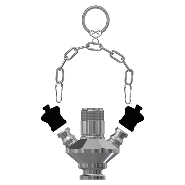 VALVE BODY W9 TYPE C 3/4" MINI TRI-CLAMP Image 